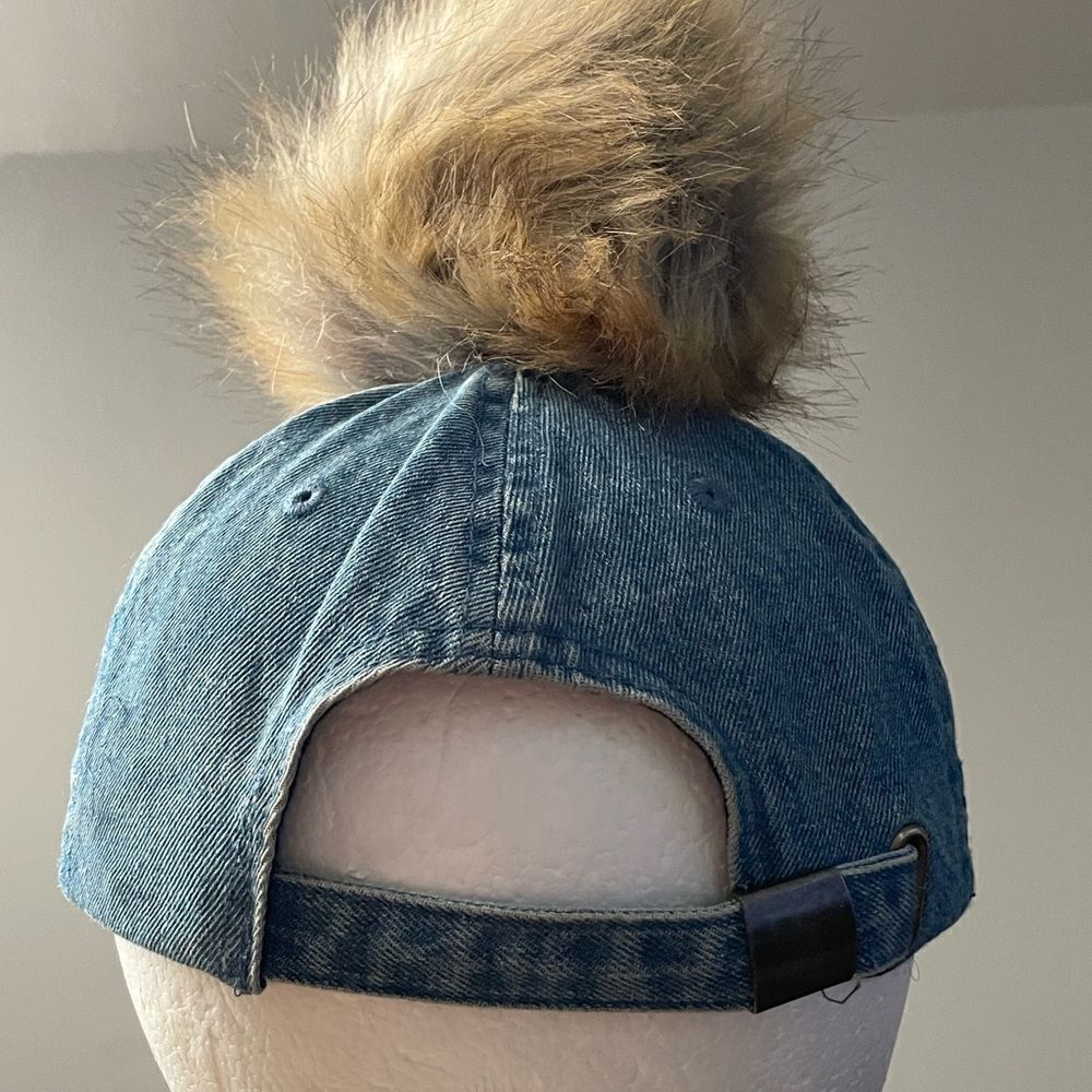 Kbethos Ball Cap Denim PomPom - Picture 3 of 5
